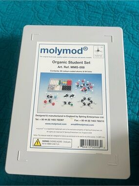 Molymod Organic Student Set - White Case with Multicolor Models